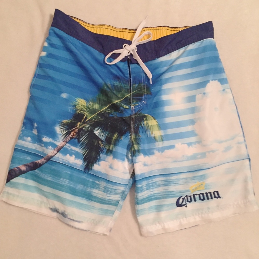 Corona Men’s Swim Trunks Suit Shorts Size Large